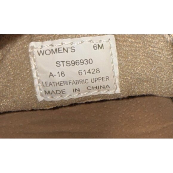 SPERRY Top Sider Women's Boat Shoes Angelfish Tan Leather Size 6 - Picture 7 of 8